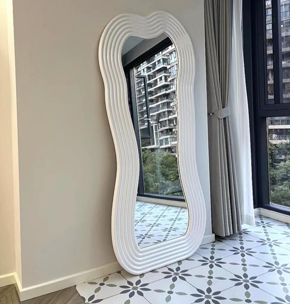 กระจกตั้งพื้น MY DOLLS HOUSE ZENN 180 CM. สีขาว